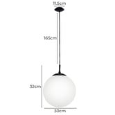 Sorella Living Rondo Steel Pendant Light
