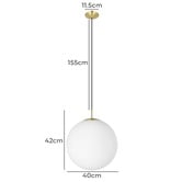 Sorella Living Rondo Steel Pendant Light