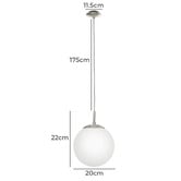 Sorella Living Rondo Steel Pendant Light