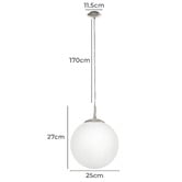 Sorella Living Rondo Steel Pendant Light