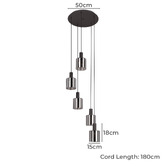 Sorella Living Gorosiba 5 Light Pendant
