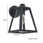 Sorella Living Mirandola 60W Outdoor Wall Light