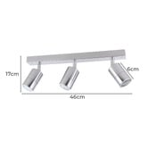 Sorella Living Fremantle 3 Light Outdoor Bar Spotlight