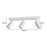 Sorella Living Fremantle 3 Light Outdoor Bar Spotlight