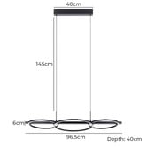 Sorella Living Lanacera 3 Light LED Pendant
