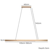 Sorella Living Montebuono Extendable LED Pendant Light