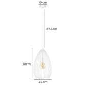 Sorella Living Clevedon Steel Pendant Light
