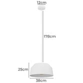 Sorella Living Contrisa Steel Pendant Light