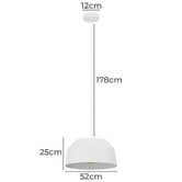 Sorella Living Contrisa Steel Pendant Light