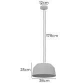 Sorella Living Contrisa Steel Pendant Light