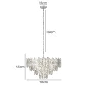 Sorella Living Calmeilles 4 Tier Chandelier