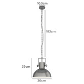 Sorella Living Lubenham Steel Pendant Light