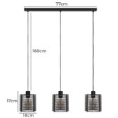 Sorella Living Segovia 3 Light Pendant