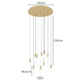Sorella Living Mirador 10 light LED Pendant