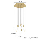 Sorella Living Mirador 16 light LED Pendant