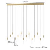 Sorella Living Mirador 14 light LED Pendant