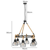 Sorella Living Rampside 6 Light Pendant