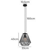 Sorella Living Stype Steel Pendant Light