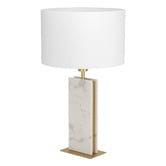 Sorella Living Belesar Steel &amp; Marble Table Lamp