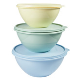 Tupperware 3 Piece Heritage Round Food Storage Bowl Set