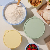 Tupperware 3 Piece Heritage Round Food Storage Bowl Set