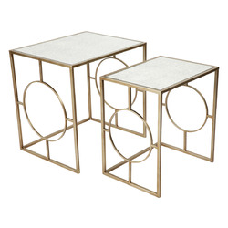 Rexington Home Boston Mirrored Nesting Tables | Temple & Webster