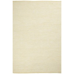 Network Rugs Yellow & White Felted Wool Scandi Rug | Temple & Webster