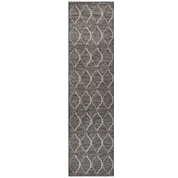 Black Tree Rug Network Rugs Black & Natural Trellis Flat-Woven Indoor/Outdoor Rug ...