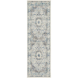 Network Rugs Bone & White Art Moderne Hillier Runner | Temple & Webster