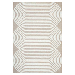 Network Rugs White & Beige Ava Rug | Temple & Webster