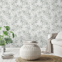 LasPalmaHome Silver Gum Peel & Stick Wallpaper | Temple & Webster