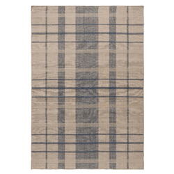 Beige & Denim Zona Outdoor Rug | Temple & Webster