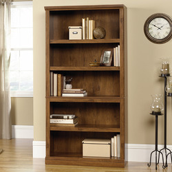 South West Living Dark Timber Vallejo Bookcase | Temple & Webster