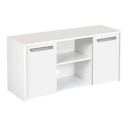 Corner Office White Sheridan Storage Cabinet | Temple & Webster