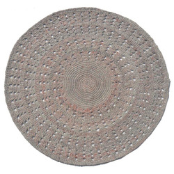 Rose Welsh Hand-Woven Round Rug | Temple & Webster