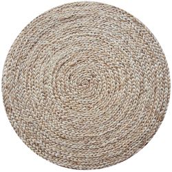 Aria Mats Jute Braided Rug Round - Med | Temple & Webster