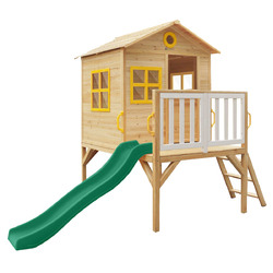 Cubby House with Slide | Temple & Webster