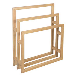 LaVerde Sergey Mindi Wood Towel Rack | Temple & Webster