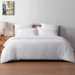 Dreamaker White Cotton Comforter Set | Temple & Webster