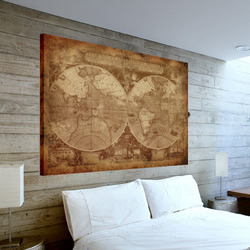 Arthouse Collective Latin World Map Canvas Wall Art | Temple & Webster