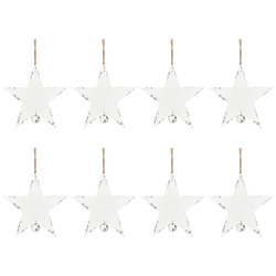 White Star Hanging Christmas Tree Ornaments | Temple & Webster