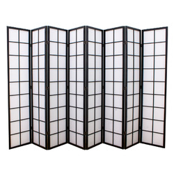 Storage Co Zen 8 Panel Rice Paper Room Divider | Temple & Webster