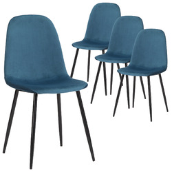 Temple & Webster Milford Velvet Dining Chairs