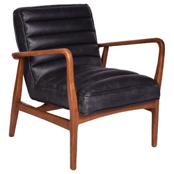 Nieves Leather Armchair | Temple & Webster