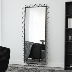 Aria Wavy Floor Length Mirror | Temple & Webster
