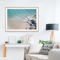 Le Concept Art Byron Bay The Pass Framed Print | Temple & Webster