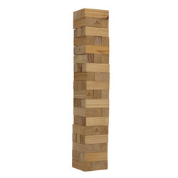 JenjoGames 54 Piece 127cm Deluxe Outdoor Wooden Blocks Set | Temple ...