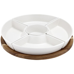 Ladelle Essentials Ceramic Spinning Server | Temple & Webster