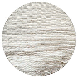 Boulevarde Rugs Fawn Boondi Hand-Woven Wool Round Rug | Temple & Webster