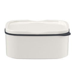 White To Go & To Stay 260ml Porcelain Lunch Box | Temple & Webster